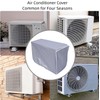 Zerodis Outdoor Air Conditioner Cover Waterproof Air Conditioner Dust Cover