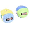 Kong Dog Toy, Dot & Daisy Plush Balls, Pack of
