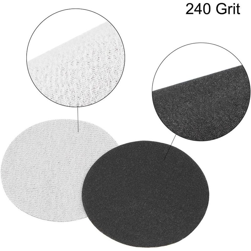 TA-VIGOR 30Pcs 75mm Wet and Dry Sanding Discs, 240 Grit