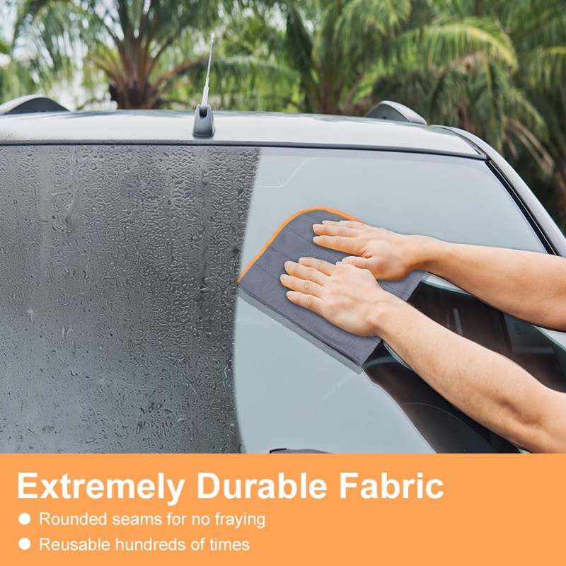Adiwo Carbon Cloths Window Cleaning Cloths, Thickened Magic Cleaning Cloth,