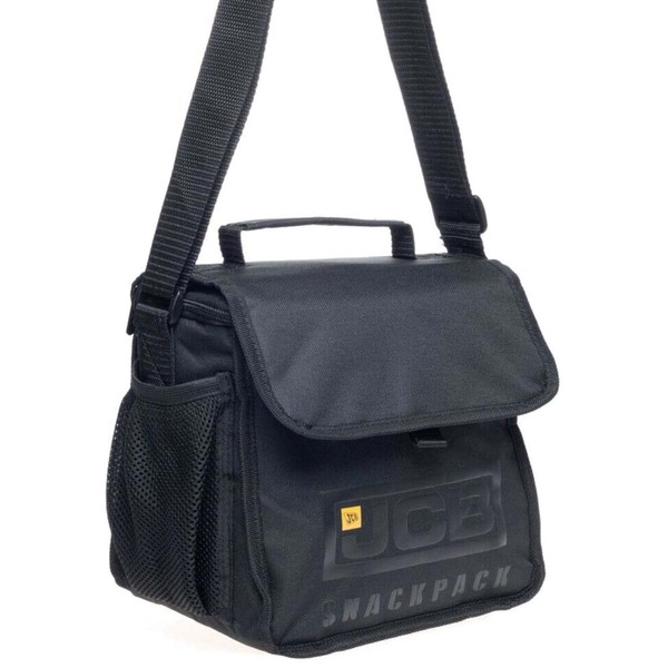 JCB - Adult Lunch Bag - Lunch Box - Men's Cooler Bag / Food Storage Bag - Thermal Lunch Box - Black Lunch Boxes - 9L Lunch Bag - Polyester Lunch Cool Bag