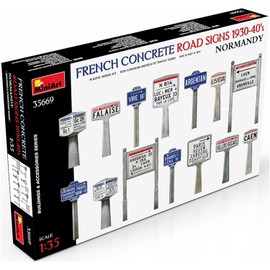 Mini Art 35669 1:35 Fran.Verkehrsz. 1930-40 Normandy - Faithful Replica, Model Building, Plastic Kit, Model Kit, Diorama Kit, Plastic Model Making