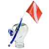 Aqua Small Dive Flag Attaches to Snorkel