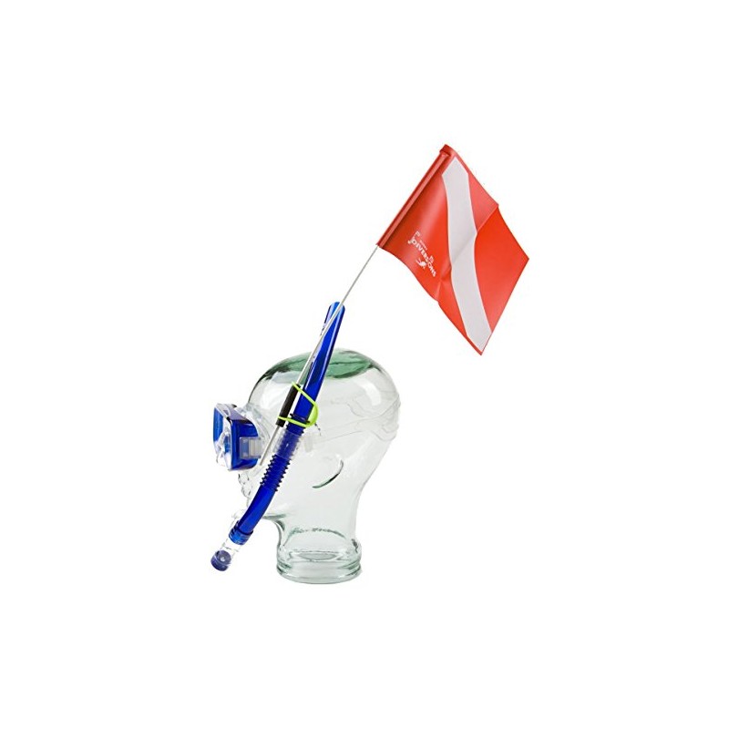 Aqua Small Dive Flag Attaches to Snorkel