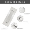 senharvest Recessed Finger Flush Pulls with Edge Pull -Sliding Closet