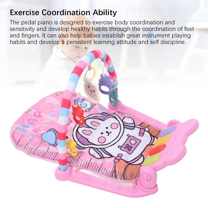 Baby Kick Piano Gym Mat Newborn Games Early Learning Educational