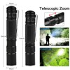 MODOAO Led Flashlights High Lumens, Multifunctional Telescopic Zoom Flash Light,