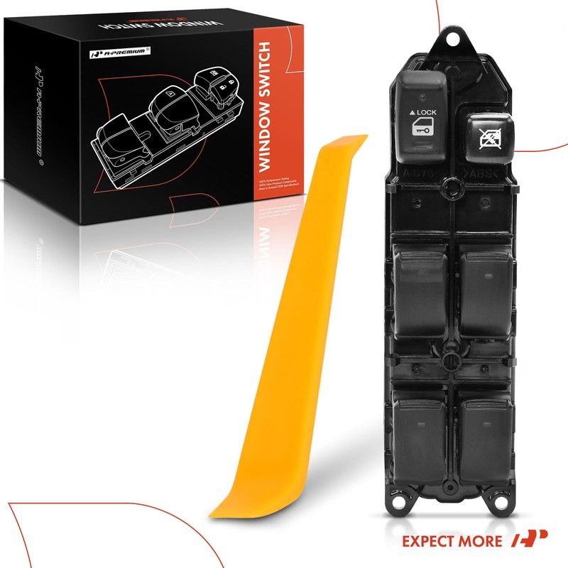 A-Premium Master Power Window Switch Compatible with Toyota Land Cruiser