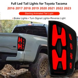 Daikokuya Sequential Full Led tail lights for 2016-2023 Toyota Tacoma Starting Animated Rear Light Assembly, Dynamic Turn Signal,Brake Light,Reverse Light 2016 2017 2018 2019 2020 2021 2022 2023…