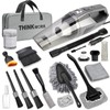 THINKWORK Car Cleaning Kit, Car Vacuum Kit, Gray Car Interior
