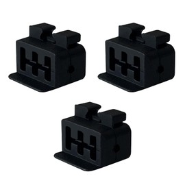 HysiPrui 3PCS H2S/H2D Combo Nozzle Cleaner Brushes for Bambu Lab H2D of 3D Printer Parts Accessories Hotbed Mounted Silicone Wiper Extruded Filament Cleaning Tool Nozzle Silicone Brushes Replacement