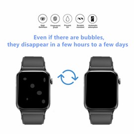 MIHENCE Screen Protector for T50S 1.85"" Smart Watch, HD Full Coverage TPU Protective Film Compatible for Donerton T50S 1.85"" Smartwatch/Uaue T50 1.85"" Smart Watch (6PCS), transparent