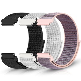 Relting Sport Loop Nylon Band 16mm 18mm 19mm 20mm 22mm Watch Band Quick Release,Soft Fabric Nylon Adjustable Replacement Wristband Strap for Men Women