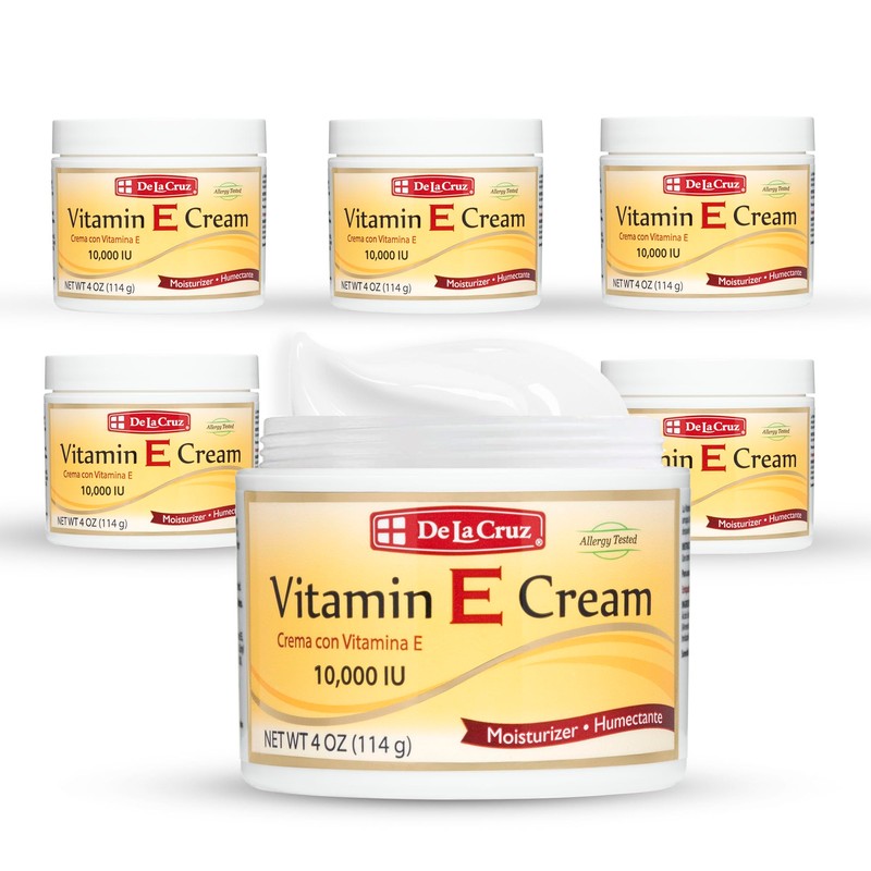 6pk - Vitamin E Cream - Vitamina E - Moisturizer