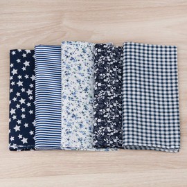 HOULIFE Women's Flower Handkerchiefs Made of Pure Cotton Black Fabric Handkerchiefs for Everyday Use 5/10 Pieces 36 x 36 cm Mother's Day Gift, multi-coloured