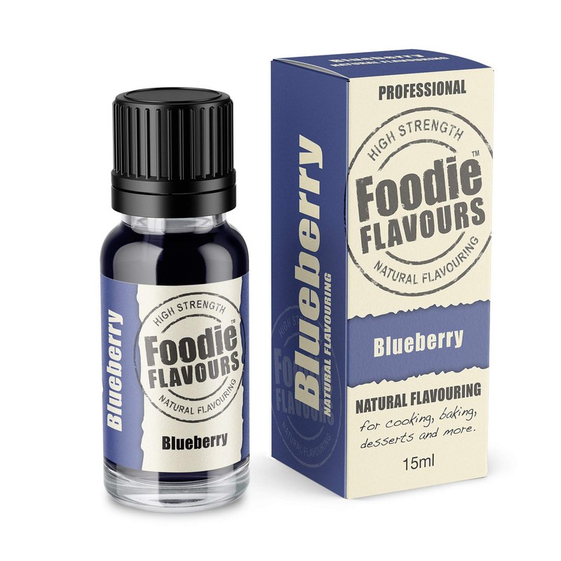 Natural Blueberry Flavouring 15ml - Foodie Flavours