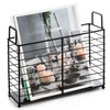 Noamus Noamus Metal Magazine Rack, Newspaper Book Tablet Storage Basket,