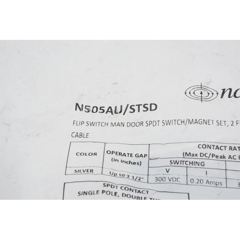 NASCOM New Nascom N505AU/STSD Door Surface Mount Aluminum Steel Door