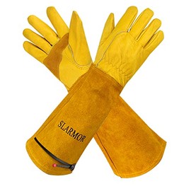 Long Gardening-Gloves Women/Men - Thorn proof Rose Pruning Heavy Duty Gauntlet-XS