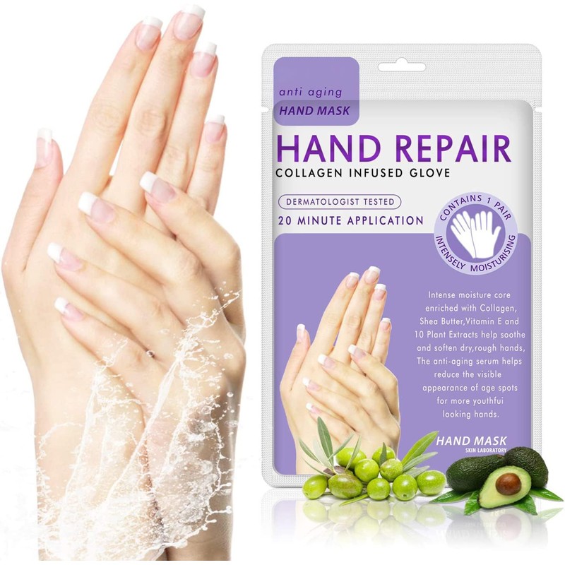 Hand Mask Moisturizing Glove 5 pack, Hydrating Masks Repair Dry