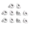 PATIKIL 3/8 Inch Angle Beveled Washer, 10 Pack T316 Stainless