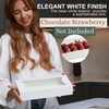 MT Products White Chocolate Covered Strawberry Boxes 12" x 5.5"
