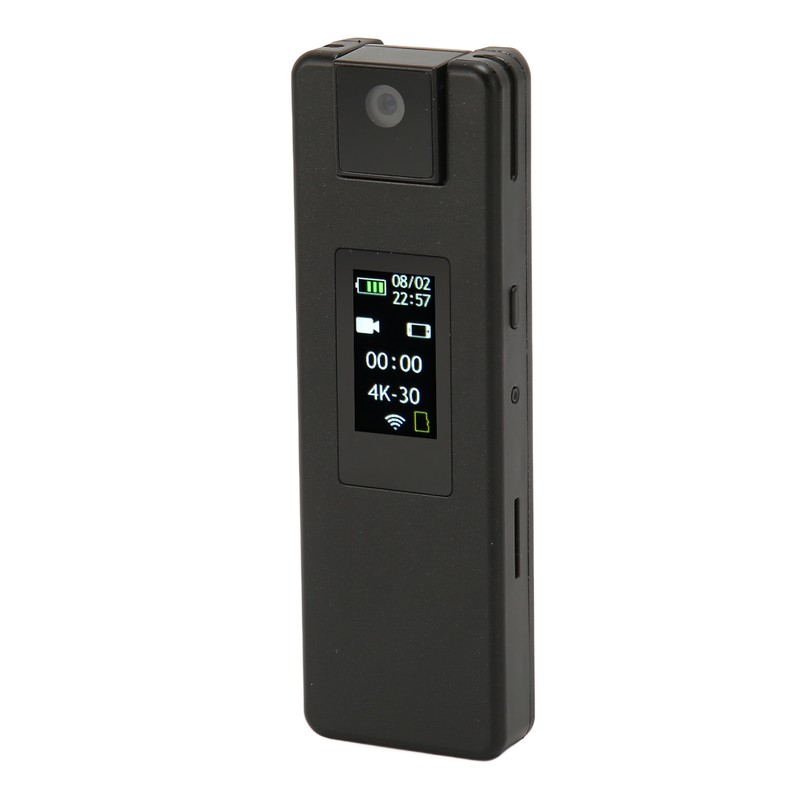 Body Worn Camera Wireless WiFi 4K Motion Monitoring Function Large