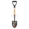 Truper TR-BY Round cash shovel, fist "D" wooden handle