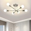 ZYDTRIP Sputnik Chandelier Ceiling Light, Adjustable Ceiling Lights Living Room