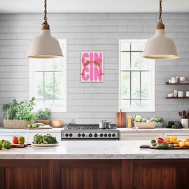 Retro Cocktail Bar Cart Decor Wall Art Preppy Framed Art Kitchen Decor Bar Cart Accessories Wall Decor Minimalism Decor Canvas Wall Paintings Artwork Girls Room Apartment Bedroom Home Bar Decor