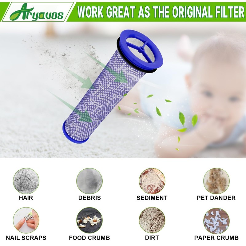Filter Replacements for dy.son Ball Animal 2, DC65 DC41 UP13,