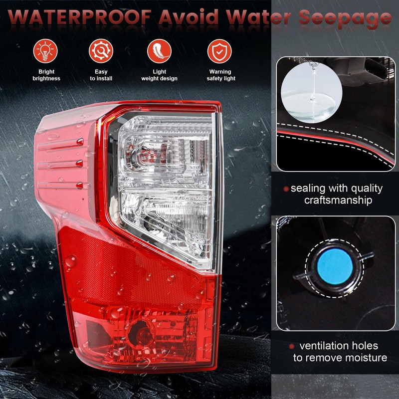 Tail light Compatible with 2016-2023 Nissan Titan