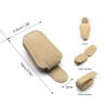 Sunglass Holder for Car Visor Magnet Leather Car Sunglasses Holder