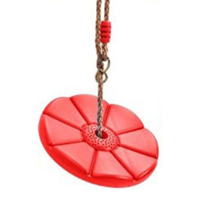 Heavy Duty Plastic Disc Tree Swing with PE Rope for