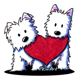 CafePress Westie Heartfelt Duo Sherpa Fleece Throw Blanket 60" L x 50" W