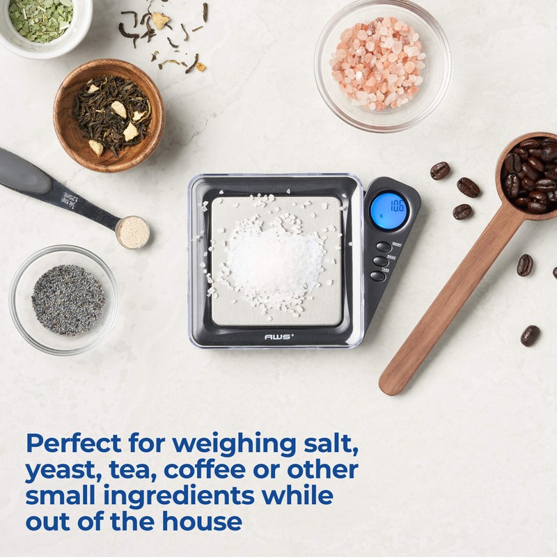 AMERICAN WEIGH SCALES Digital Pocket Weight Scale with Retractable Display