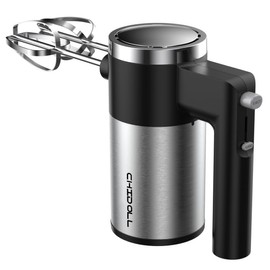 600W Handheld Mixer, 5-Speed Electric Hand Mixer with Turbo for Baking & Cooking, Black