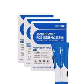 Days On Prebiotics FOS Triple 4.3gx30 sachets 3 cans I - Basic / 데이즈온프리바이오틱스FOS트리플4.3gx30포3통I - 기본