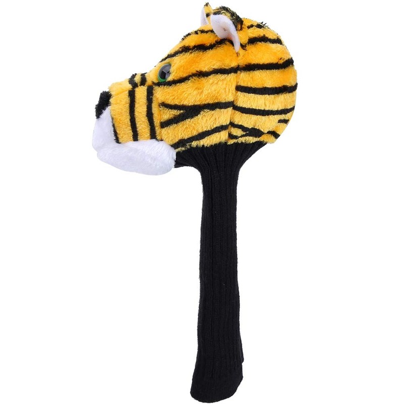 Joyzan Golf Headcover, Club Cover Protect Driver, Tiger Pattern, Plush,