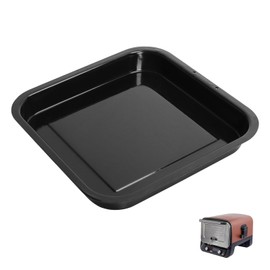 Outspark Porcelain Steel Pan for Ninja Woodfire OO101 Series 8-in-1 Outdoor Pizza Oven, Non-Stick Griddle Plate for Ninja Foodi Digital Air Fry Oven, OO100 SER Accessories,12" x 12"