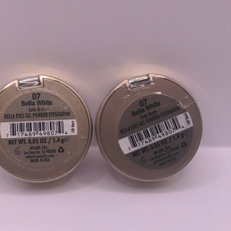 Milani Bella Eyes Gel Powder Eyeshadow 07 Bella White SEALED