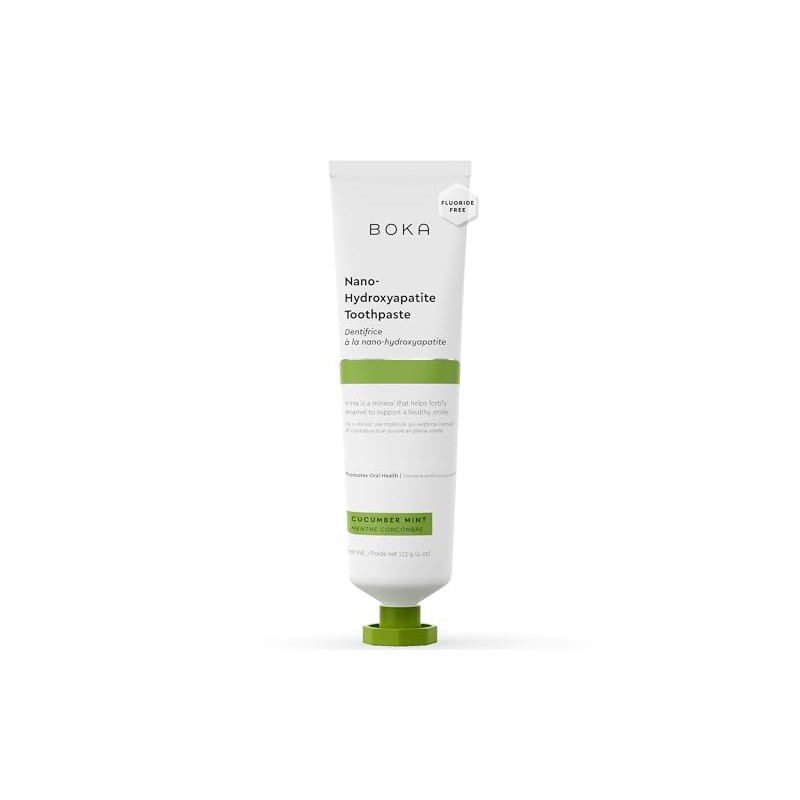 Boka Fluoride Free Toothpaste, Nano Hydroxyapatite Toothpaste, Appropriate for Sensitive