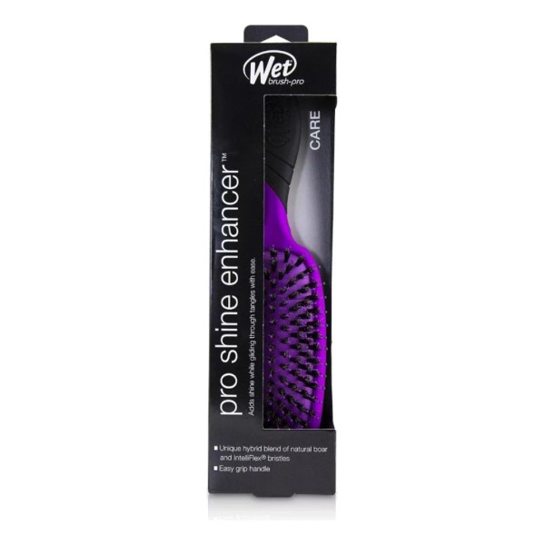 Wet Brush Cepillo Wetbrush Pro Shine Enhancer, Mejora El Brillo Morado