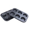 U-COOK Muffin Tin Quality Non Stick Trays 6 Hole Baking