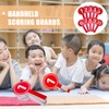 White Board 10Pcs Number Handheld Score Paddles 1-10 Voting Scoreboards
