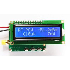 Taidacent Power Meter Calibration Power Measurement 1MHz ~ 10GHz -50~0dBm Power Attenuation Value Can be Set