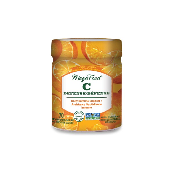 MegaFood Vitamin C Defense Gummies (Tangy Citrus) - 70 Gummies