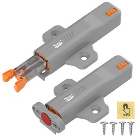 Push Latch Catch, Jiayi 2 Pack Push to Open Hardware, Cabinet Press Out Latch for Door, Non-Magnetic RV Drawer Closure, Heavy Duty RV Door Latch, Touch Latch for Kitchen