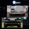GTINTHEBOX 3D Optic Red LED Rear Bumper Reflectors Brake Tail