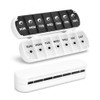 7 Day Pill Organiser with Magnetic Closure & Removable Lids